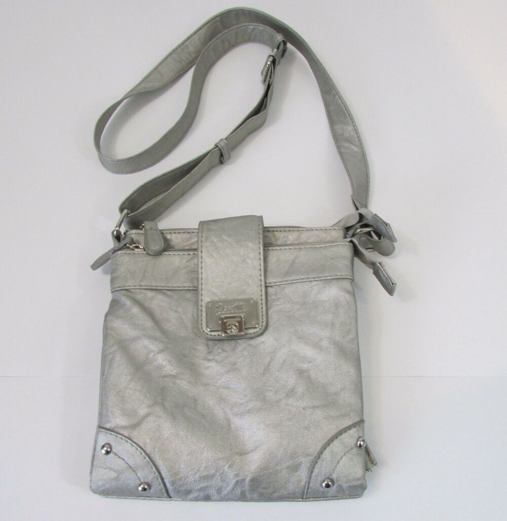 ROSETTI Silver Crossbody Organizer Handbag